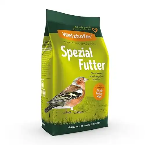 Vogelfutter Welzhofer Spezialfutter schalenlos, 10 kg Beutel