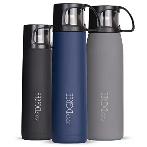 Isolierflasche-1-Liter 720°DGREE mit Becher “Follow”
