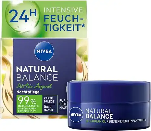 Nivea-Nachtcreme NIVEA Natural Balance regenerierend