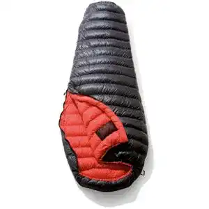 Yeti-Schlafsack Yeti VIB 250, Black/Fiery Red Daunenschlafsack