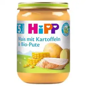 Hipp-Babynahrung HiPP Mais mit Kartoffelpüree und Bio-Pute