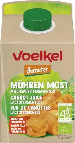 Karottensaft Voelkel , milchsauer vergoren (500 ml) – Bio