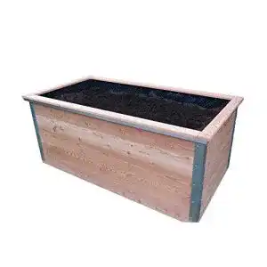 Hochbeet Lärche bio-garten, Komplett Paket, 100 x 200 cm