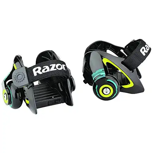 Fersenroller Razor Sneaker Rollen Jetts Heel Wheels, Grün, One Size
