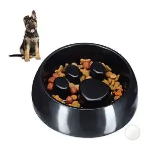 Anti-Schling-Napf Katze Relaxdays Anti Schling Napf, schwarz