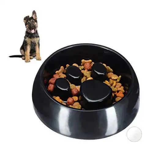 Anti-Schling-Napf Katze Relaxdays Anti Schling Napf, schwarz