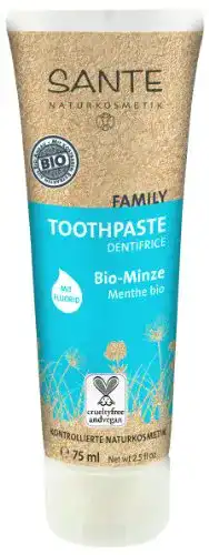 B12-Zahnpasta Sante Naturkosmetik Zahncreme Bio-Minze, 75 Ml