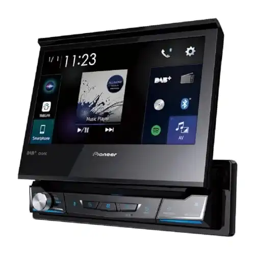 Autoradio mit ausfahrbarem Display Pioneer AVH-Z7200DABAN, inkl.