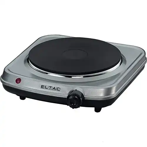 Einzelkochplatten Eltac EK 18 Elektro, Edelstahl, Breite: 18 cm