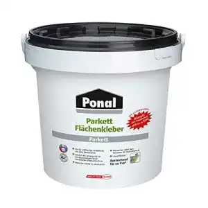 Parkettkleber Ponal Parkett Flächenkleber, schalldämpfend 1x8kg