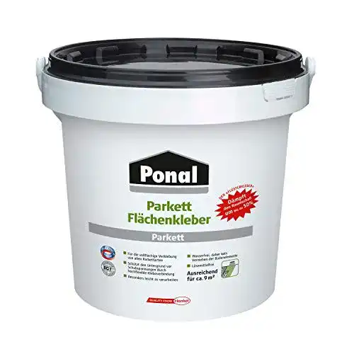 Parkettkleber Ponal Parkett Flächenkleber, schalldämpfend 1x8kg