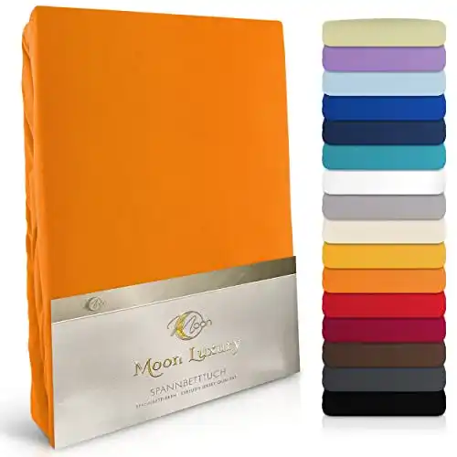 Spannbettlaken (90×200) Moon, Luxury, Jersey Stretch
