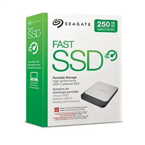 Die beste Externe SSD-Festplatte Seagate Fast SSD, tragbar, 250 GB, 2.5 Zoll 2026 Test Bestseller Externe SSD-Festplatte Seagate Fast SSD, tragbar, 250 GB, 2.5 Zoll