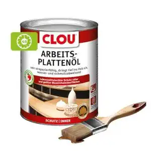 Holzöl CLOU Arbeitsplatten-Öl für rohes und geöltes Holz, 750ml