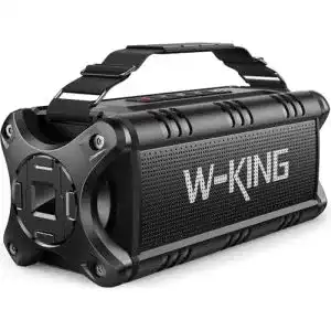 Ghettoblaster W-KING 50W Bluetooth Lautsprecher, Super Laut