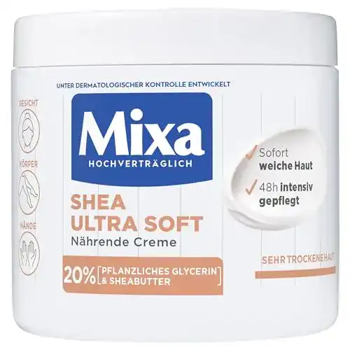 Die beste Mixa-Produkte Mixa Pflegecreme für sehr trockene Haut für Gesicht 2026 Test Bestseller Mixa-Produkte Mixa Pflegecreme für sehr trockene Haut für Gesicht