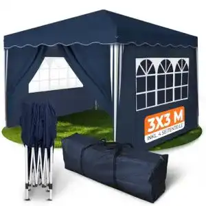 Faltpavillon Kronenburg wasserdicht Dachmaß 3 x 3 m UV Schutz
