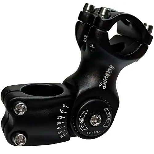 Lenkervorbau (verstellbar) GANOPPER Lenkervorbau 31,8 Fahrrad