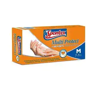 Einmalhandschuhe (100 Stück) Spontex Multi Protect 100 Gr.M