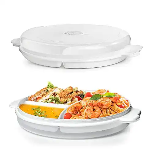 Mikrowellengeschirr esto24® 2er Set Mikrowellen Teller