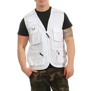Arbeitsweste Mivaro Herren Safari-Weste