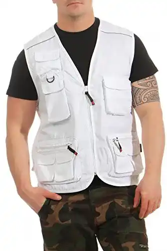 Arbeitsweste Mivaro Herren Safari-Weste