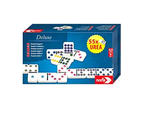 Domino-Spiel noris 606108003 Deluxe Doppel 9 Domino