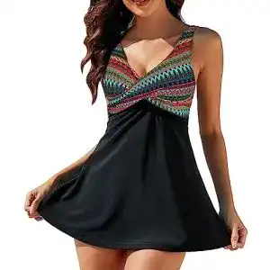 Badekleid LA ORCHID Laorchid große größen mit Shorts Damen