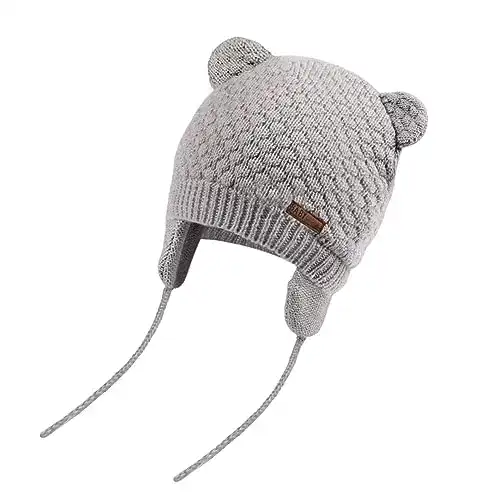 Babymütze JOYORUN Unisex – Baby Mütze Beanie Strickmütze Unifarbe