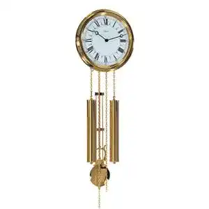 Pendeluhr Hermle Uhrenmanufaktur Wanduhr, Messing, Gold