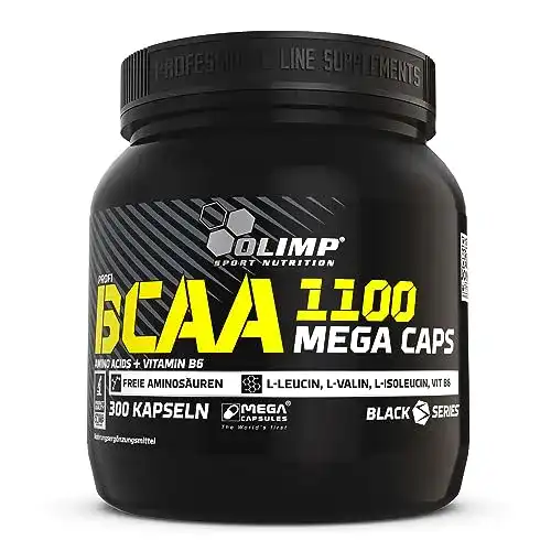 Testosteron-Booster Olimp, BCAA 1100 Mega Caps, 300Stk