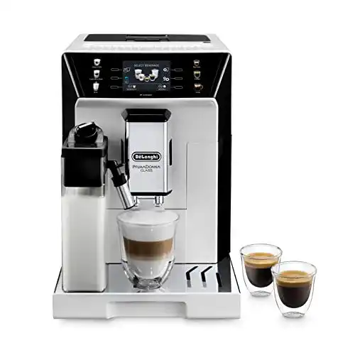 Kaffeevollautomat weiß De’Longhi De’Longhi PrimaDonna Class