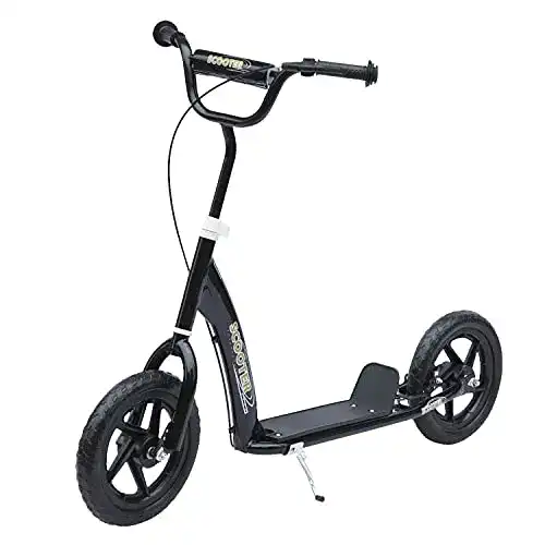 Homcom-Tretroller HOMCOM Kinderroller mit Hinterbremse