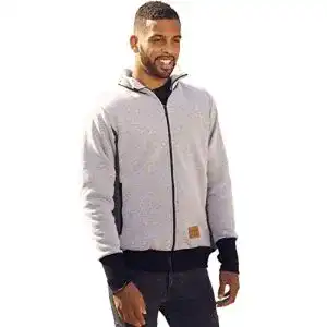 Tragejacke HAPPY MAMA Herren Känguru Kapuzenpullover