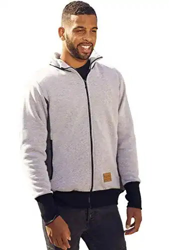 Tragejacke HAPPY MAMA Herren Känguru Kapuzenpullover