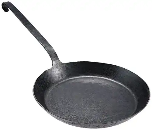Waidlerpfanne Turk 65534 Eisenpfanne mit flachen Hakenstiel