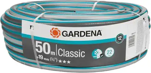 Gartenschlauch 3/4 Zoll 50m Gardena Classic Schlauch 19 mm