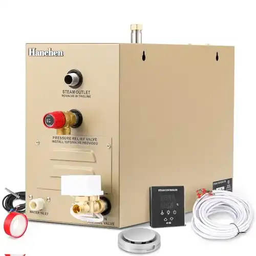Die beste Dampfgenerator Hanchen 6KW Dampfbadgenerator für 4,2m³ 2026 Test Bestseller Dampfgenerator Hanchen 6KW Dampfbadgenerator für 4,2m³
