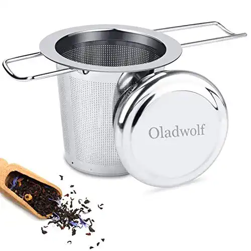 Teesieb Oladwolf Teefilter für losen Tee, 304 Edelstahl Tee Sieb