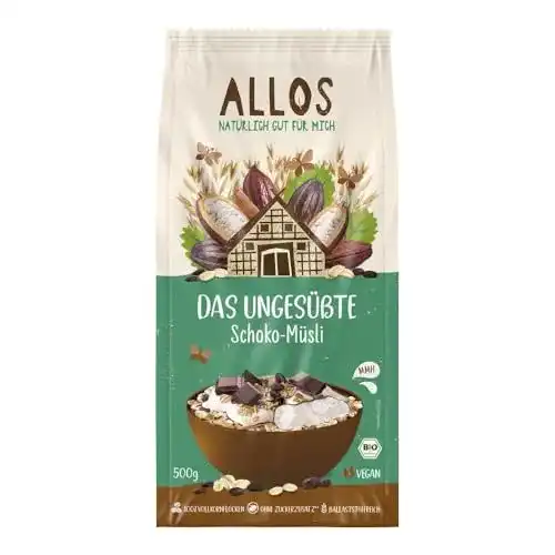 Die beste Allos-Müsli Allos Bio Das Ungesüßte Schoko-Müsli 6 x 500 gr 2026 Test Bestseller Allos-Müsli Allos Bio Das Ungesüßte Schoko-Müsli 6 x 500 gr