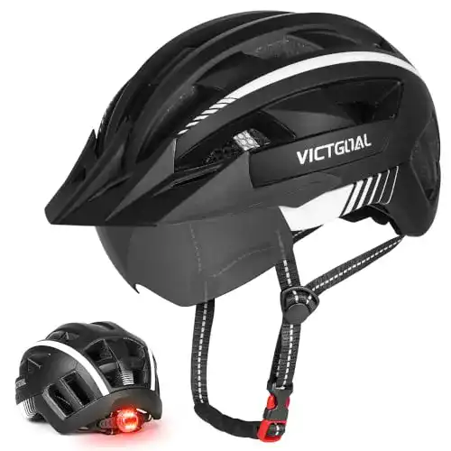 Fahrradhelm mit Visier VICTGOAL Fahrradhelm MTB Mountainbike