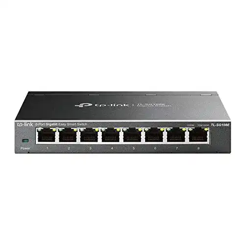 8-Port-Switch TP-Link TL-SG108E Managed Switch 8 Port Gigabit