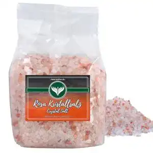 Himalaya-Salz Azafran Rosa Kristallsalz, Steinsalz grob 2-5mm, 1kg