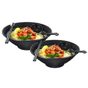 Ramen-Schüssel Lanbent 2 Stück Japanische Ramen Schüssel Set
