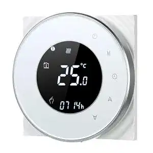 Raumthermostat WLAN Decdeal, rund, LCD Touchscreen