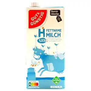 Milch Gut & Günstig H- 1,5% 12 x 1L – 12 x 1000 ml
