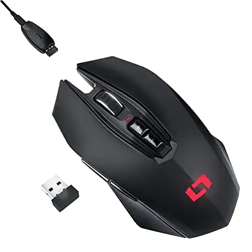 Kabellose-Gaming-Maus Lioncast LM40 WL optisch, Wireless