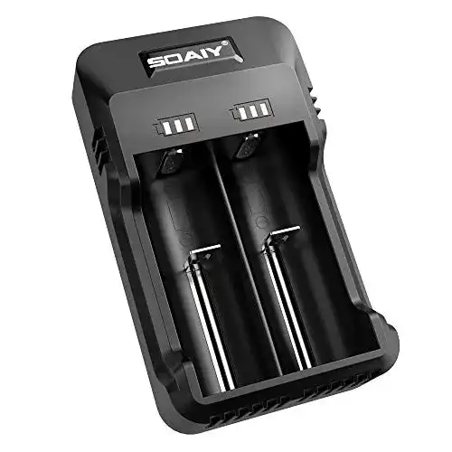 Akku-Ladegerät SOAIY Intelligent, Universal, LED Anzeige