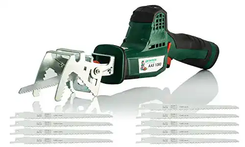 Akku-Astsäge gartenteile (10,8 V 2,0 Ah Akku, 80 mm Schnittlänge