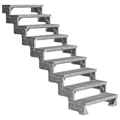 Außentreppe DOLLE Gardentop mit 9 Stufen | Geschosshöhe 162-198 cm